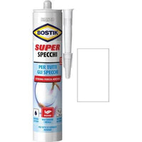 SILICONE NEUTRO SUPER SPECCHI BOSTIK - BIANCO ML 425- 6 pezzi