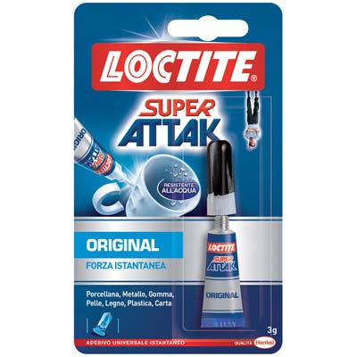 LOCTITE ATTAK ORIGINAL - GR 3 CF=PZ 24- 1 confezioni