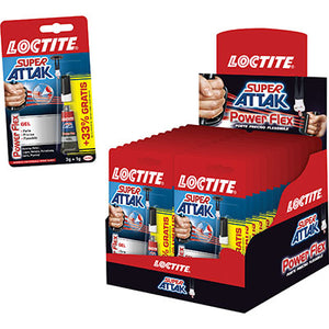 LOCTITE ATTAK POWER FLEX GEL - GR 3 CF=PZ 24- 1 confezioni