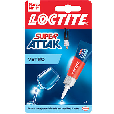 LOCTITE ATTAK VETRO - GR 3 CF=PZ 24- 1 confezioni