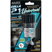COLLA 21 UNIVERSALE BICOMPONENTE - ML 6- 3 pezzi