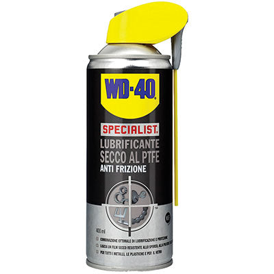 LUBRIFICANTE PTFE SECCO SPRAY WD-40 SPECIALIST - ANTIFRIZIONE ML 400- 2 pezzi