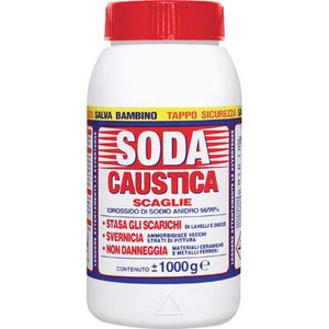SODA CAUSTICA - SCAGLIE KG 1- 12 pezzi