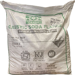 SODA CAUSTICA  SCAGLIE KG 25  