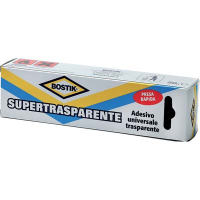 BOSTIK SUPERTRASPARENTE - GR  50- 6 pezzi