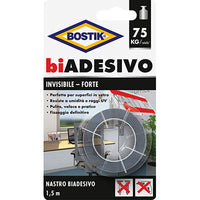 NASTRO BIADESIVO INVISIBILE BOSTIK - MM 19 ML 1,5- 6 pezzi
