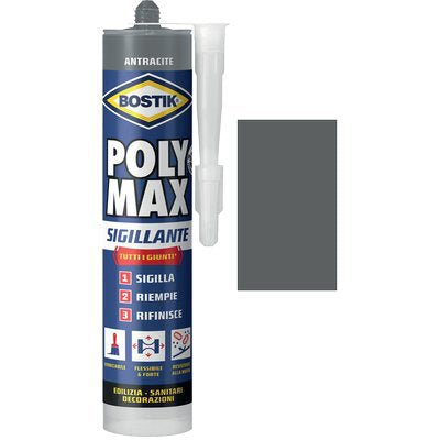 BOSTIK POLYMAX SIGILLANTE  ANTRACITE ML 280