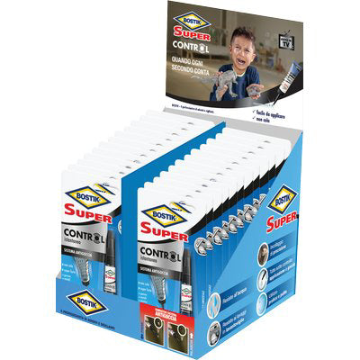 BOSTIK SUPER CONTROL EXPO - GR 3 CF=PZ 24- 1 confezioni