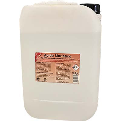 ACIDO CLORIDRICO MURIATICO 3033%  KG 10