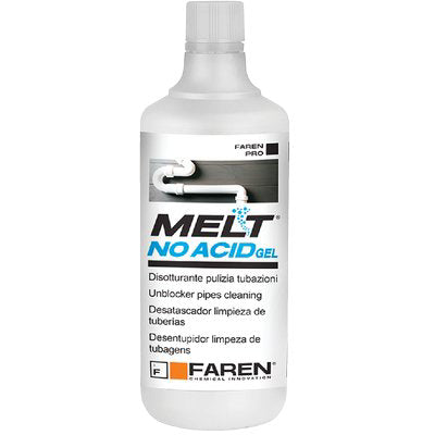 DISGORGANTE MELT NO ACID GEL FAREN - LT 1- 12 pezzi