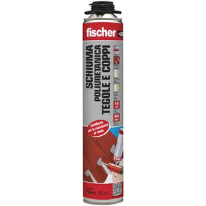 SCHIUMA POLIURETANICA COPPI E TEGOLE FISCHER - PISTOLA ML 750- 12 pezzi