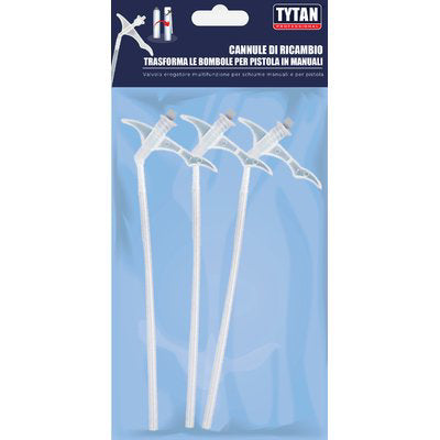 BECCUCCIO SCHIUMA POLIURETANICA TYTAN - MANUALE/PISTOLA CM 15 CF=PZ 3- 5 confezioni
