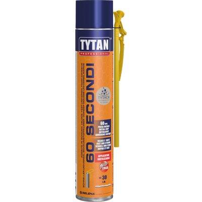 SCHIUMA POLIURETANICA UNIVERSALE 60 SECONDI TYTAN - MANUALE ML 750- 12 pezzi