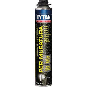 SCHIUMA POLIURETANICA MURATURA TYTAN - PISTOLA ML 750- 2 pezzi