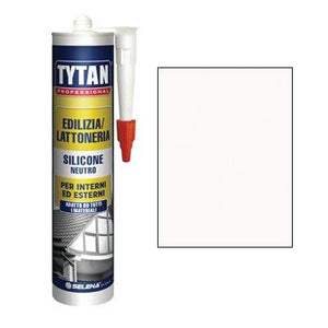 SILICONE NEUTRO TYTAN - BIANCO RAL 9010 ML 300- 2 pezzi