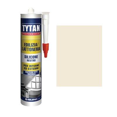 SILICONE NEUTRO TYTAN - AVORIO RAL 1013 ML 300- 2 pezzi