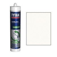 SILICONE ACRILICO TYTAN - BIANCO VERNICIABILE ML 300- 24 pezzi