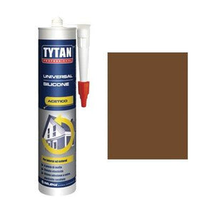 SILICONE ACETICO UNIVERSALE TYTAN - MARRONE RAL 8007 ML 280- 3 pezzi