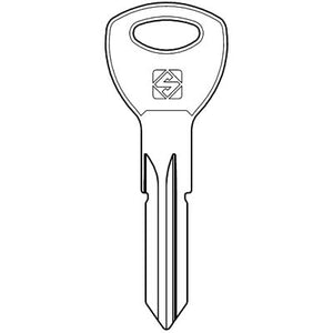 CHIAVE PIATTA ABUS AB105R SILCA - ACCIAIO NICHELATO- 5 pezzi