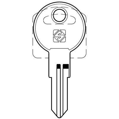 CHIAVE PIATTA ARMSTRONG ART1 SILCA - ACCIAIO NICHELATO- 20 pezzi
