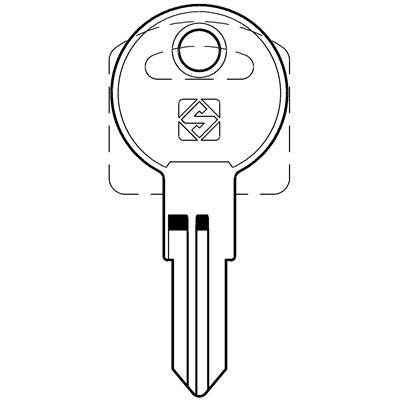 CHIAVE PIATTA ARMSTRONG ART1R SILCA - ACCIAIO NICHELATO- 20 pezzi