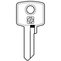 CHIAVE PIATTA CAS CCC1 SILCA - OTTONE NICHELATO- 10 pezzi