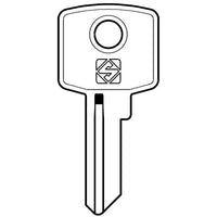 CHIAVE PIATTA CAS CCC1R SILCA - OTTONE NICHELATO- 10 pezzi