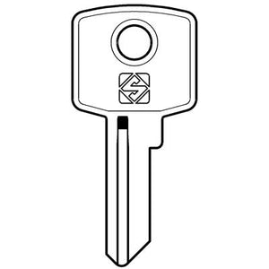 CHIAVE PIATTA CAS CCC1R SILCA - OTTONE NICHELATO- 10 pezzi