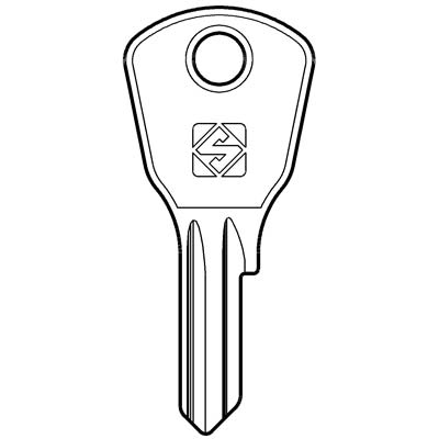 CHIAVE PIATTA CAF CAF2 SILCA - OTTONE NICHELATO- 10 pezzi