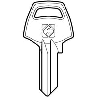 CHIAVE PIATTA CORBIN CB4 SILCA - OTTONE NICHELATO- 10 pezzi