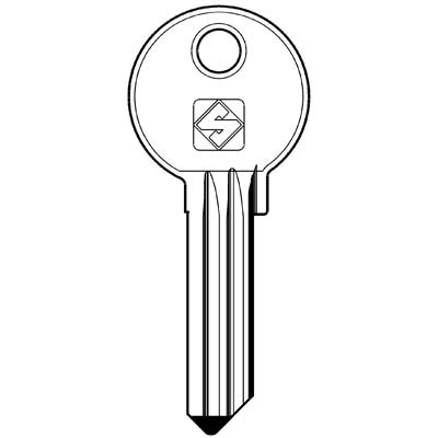 CHIAVE PIATTA CORBIN CB6R SILCA - ACCIAIO NICHELATO- 20 pezzi