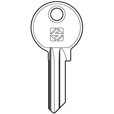 CHIAVE PIATTA CORBIN CB21 SILCA - ACCIAIO NICHELATO- 20 pezzi