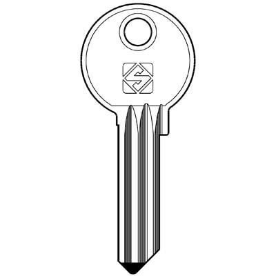 CHIAVE PIATTA CORBIN CB78R SILCA - ACCIAIO NICHELATO- 5 pezzi