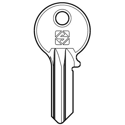 CHIAVE PIATTA CORBIN CB81 SILCA - ACCIAIO NICHELATO- 20 pezzi