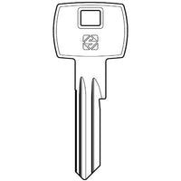 CHIAVE PIATTA CORBIN CB86 SILCA - OTTONE NICHELATO- 10 pezzi