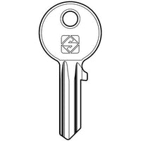 CHIAVE PIATTA CISA CS6R SILCA - OTTONE NICHELATO- 10 pezzi