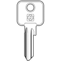 CHIAVE PIATTA CISA CS47 SILCA - OTTONE NICHELATO- 10 pezzi