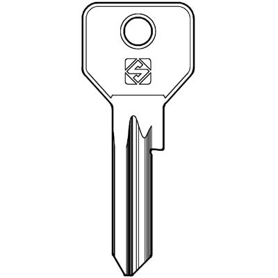 CHIAVE PIATTA CISA CS119R SILCA - OTTONE NICHELATO- 10 pezzi