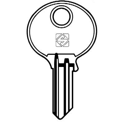 CHIAVE PIATTA DOM DM28 SILCA - ACCIAIO NICHELATO- 10 pezzi