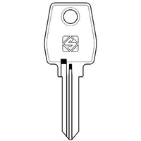 CHIAVE PIATTA EUROLOCKS EU11R SILCA - ACCIAIO NICHELATO- 10 pezzi