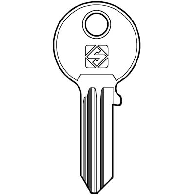 CHIAVE PIATTA FACCHINETTI FF15 SILCA - OTTONE NICHELATO- 10 pezzi