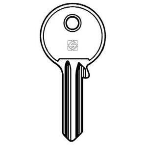 CHIAVE PIATTA GUSSANI GS3 SILCA - OTTONE NICHELATO- 10 pezzi