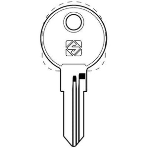 CHIAVE PIATTA HAFELE HF75 SILCA - ACCIAIO NICHELATO- 10 pezzi