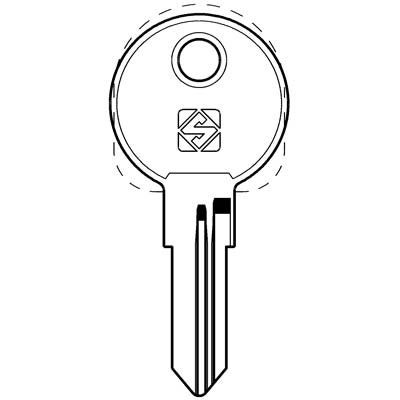 CHIAVE PIATTA HAFELE HF75 SILCA - ACCIAIO NICHELATO- 10 pezzi