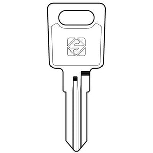 CHIAVE PIATTA HUWIL HW4 SILCA - ACCIAIO NICHELATO- 10 pezzi