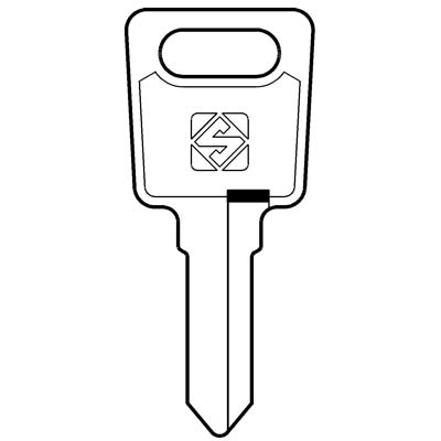 CHIAVE PIATTA LAS LS14 SILCA - ACCIAIO NICHELATO- 10 pezzi