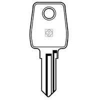 CHIAVE PIATTA L&F LF22R SILCA - OTTONE NICHELATO- 10 pezzi