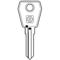 CHIAVE PIATTA L&F LF45R SILCA - OTTONE NICHELATO- 10 pezzi