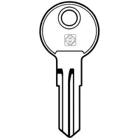 CHIAVE PIATTA L&F LF12 SILCA - OTTONE NICHELATO- 5 pezzi