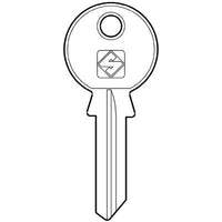 CHIAVE PIATTA MICHEL MH2R SILCA - OTTONE NICHELATO- 10 pezzi